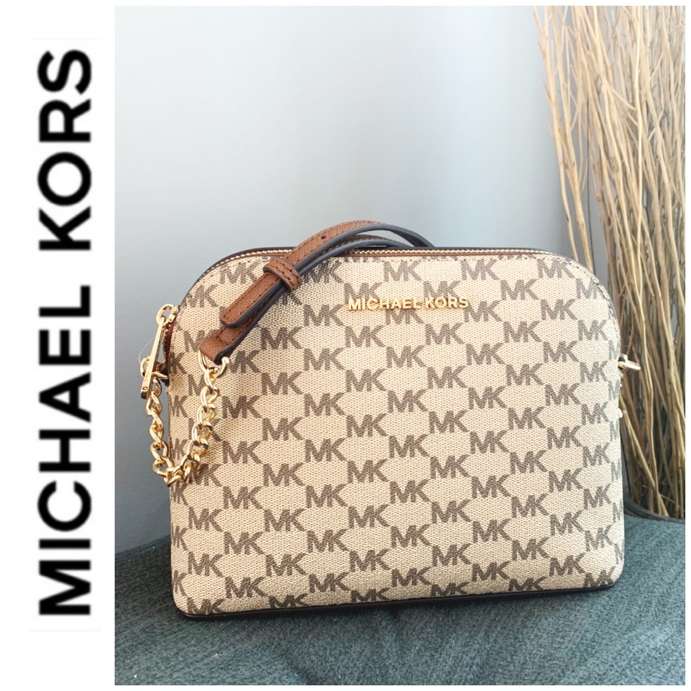 NWT authentic MK monogram Cindy dome crossbody - Picture 2 of 5